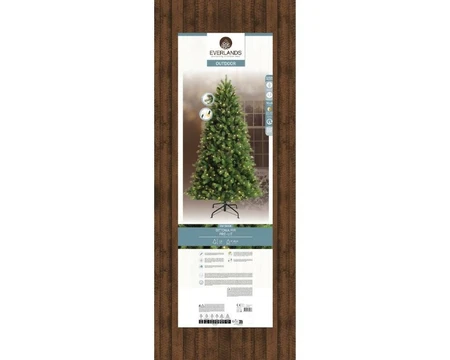 Everlands kunstkerstboom Ottowa fir LED 1040 lampjes outdoor - 300cm - afbeelding 2