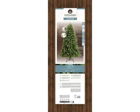 Everlands kunstkerstboom Ottowa fir LED 580 lampjes outdoor - 210cm - afbeelding 2