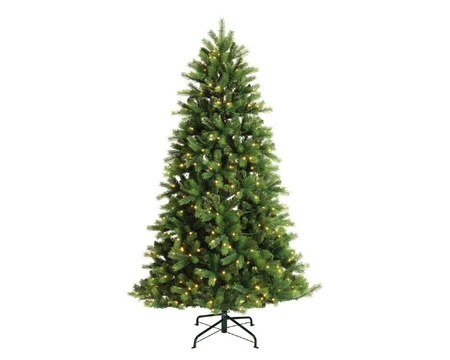 Everlands kunstkerstboom Ottowa fir LED 720 lampjes outdoor - 240cm - afbeelding 1