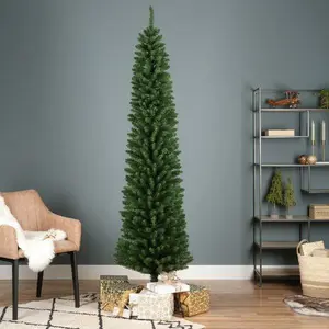 Everlands kunstkerstboom Pencil pine - 240cm - afbeelding 4