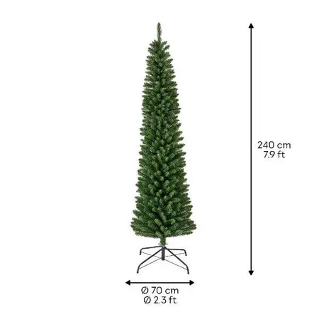 Everlands kunstkerstboom Pencil pine - 240cm - afbeelding 6