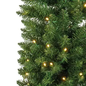 Everlands kunstkerstboom Pencil Pine LED 200 lampjes - 180cm - afbeelding 6