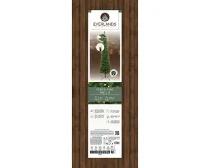 Everlands kunstkerstboom Pencil Pine LED 200 lampjes - 180cm - afbeelding 2