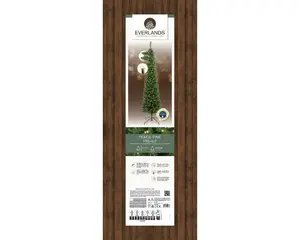 Everlands kunstkerstboom Pencil Pine LED 280 lampjes - 210cm - afbeelding 2