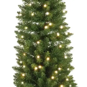 Everlands kunstkerstboom Pencil Pine LED 380 lampjes - 240cm - afbeelding 3