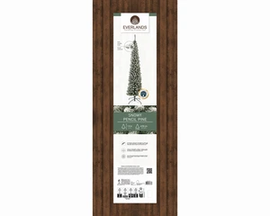 Everlands kunstkerstboom Pencil pine snowy - 180cm - afbeelding 2