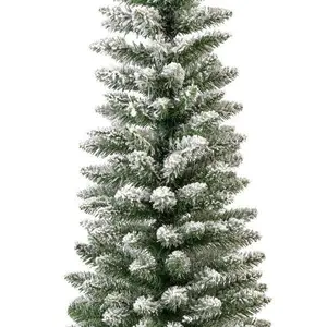 Everlands kunstkerstboom Pencil pine snowy - 180cm - afbeelding 3