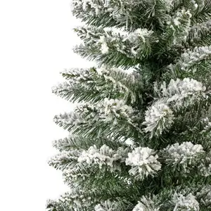 Everlands kunstkerstboom Pencil pine snowy - 180cm - afbeelding 8