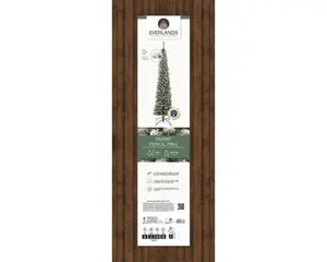 Everlands kunstkerstboom Pencil pine snowy - 180cm - afbeelding 2