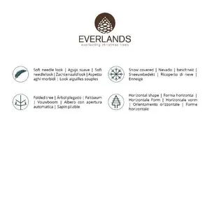 Everlands kunstkerstboom Pencil pine snowy - 210cm - afbeelding 7