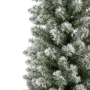 Everlands kunstkerstboom Pencil pine snowy - 210cm - afbeelding 8
