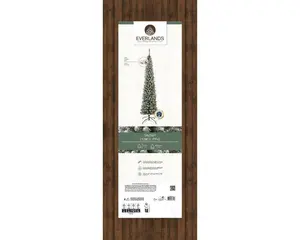 Everlands kunstkerstboom Pencil pine snowy - 210cm - afbeelding 2