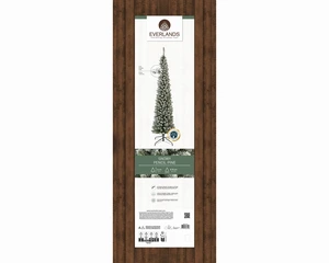 Everlands kunstkerstboom Pencil pine snowy - 240cm - afbeelding 2