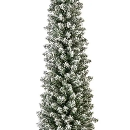 Everlands kunstkerstboom Pencil pine snowy - 240cm - afbeelding 3