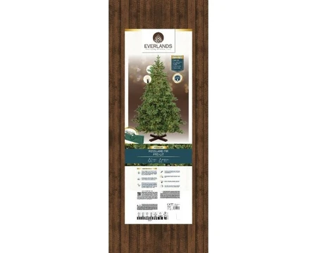 Everlands kunstkerstboom Rossland fir LED 1800 lampjes - 180cm - afbeelding 2