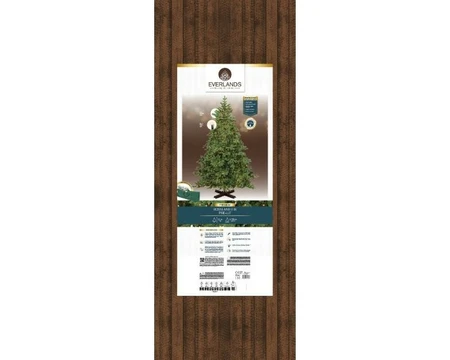 Everlands kunstkerstboom Rossland fir LED 2500 lampjes - 210cm - afbeelding 2
