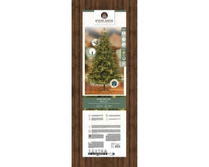 Everlands kunstkerstboom Rumford fir LED 660 lampjes - 240cm - afbeelding 2