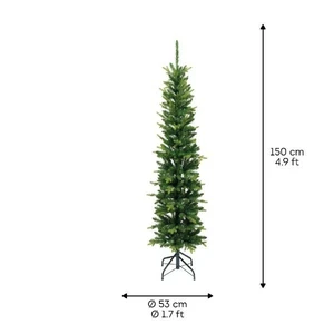 Everlands kunstkerstboom Slim fir - 150cm - afbeelding 6