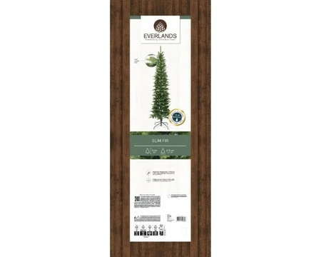 Everlands kunstkerstboom Slim fir - 240cm - afbeelding 2