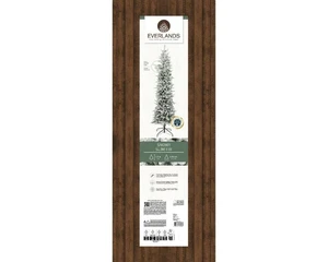 Everlands kunstkerstboom Slim fir snowy - 150cm - afbeelding 2