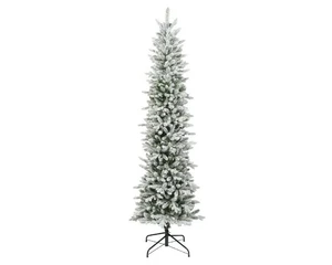 Everlands kunstkerstboom Slim fir snowy - 180cm - afbeelding 1