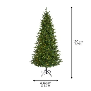 Everlands kunstkerstboom Sunpeaks fir micro LED 650 lampjes - 180cm - afbeelding 6