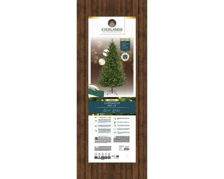 Everlands kunstkerstboom Sunpeaks fir micro LED 650 lampjes - 180cm - afbeelding 2