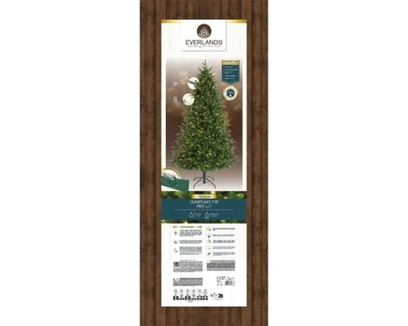 Everlands kunstkerstboom Sunpeaks fir micro LED 900 lampjes - 210cm - afbeelding 2