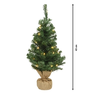 Everlands mini kerstboom Imperial LED - 45cm - afbeelding 4