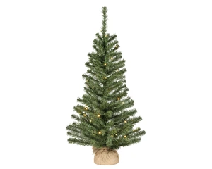 Everlands mini kerstboom Imperial LED - 90cm - afbeelding 1
