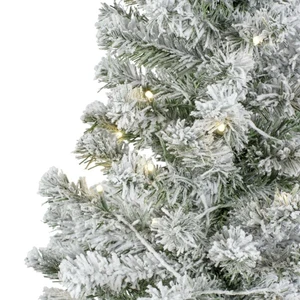 Everlands mini kerstboom Imperial snowy BO LED - 60cm - afbeelding 2