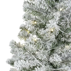Everlands mini kerstboom Imperial snowy BO LED - 75cm - afbeelding 2