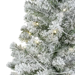 Everlands mini kerstboom Imperial snowy BO LED - 90cm - afbeelding 4
