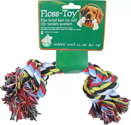 Floss-toy gekleurd middel