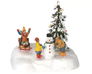 Lemax Frolic in the snow - battery operated