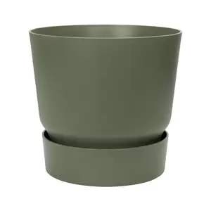 elho greenville round 20cm - blad groen - afbeelding 1
