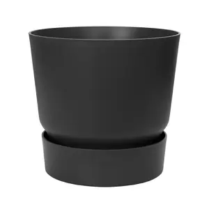 elho greenville round 20cm - living black - afbeelding 2