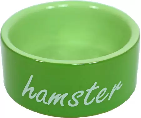 Hamster eetbak steen groen - 6 cm