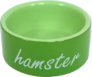 Hamster eetbak steen groen - 6 cm