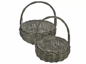 van der Leeden Hengselmand grey D30 x H30 cm
