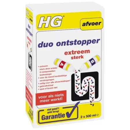 HG duo ontstopper 2x 0.5L
