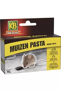 KB Muizen Pasta Alfachloralose (zwart) met Lokstation - 1 stuks