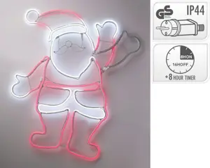 Kerstman slangverlichting - afbeelding 1