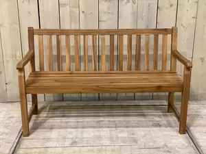 Kingston bank acacia hout - 135 cm