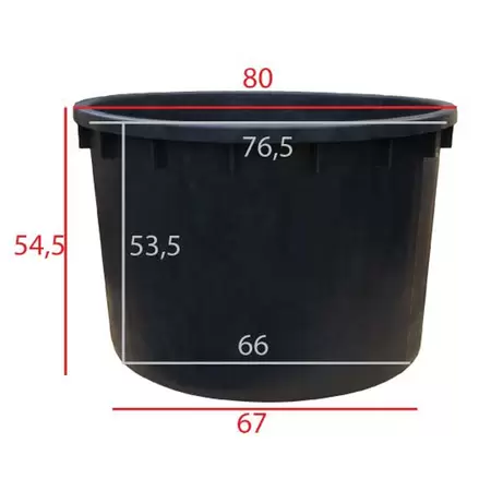 Kuip rond 210 liter - afbeelding 2