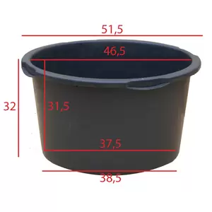 Kuip rond 45 liter - afbeelding 2
