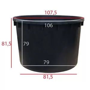 Kuip rond 500 liter - afbeelding 2