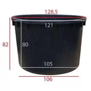 Kuip rond 750 liter - afbeelding 2