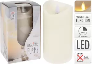 Led kaars dans vlam wax