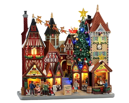 Lemax Christkindl Square - battery operated